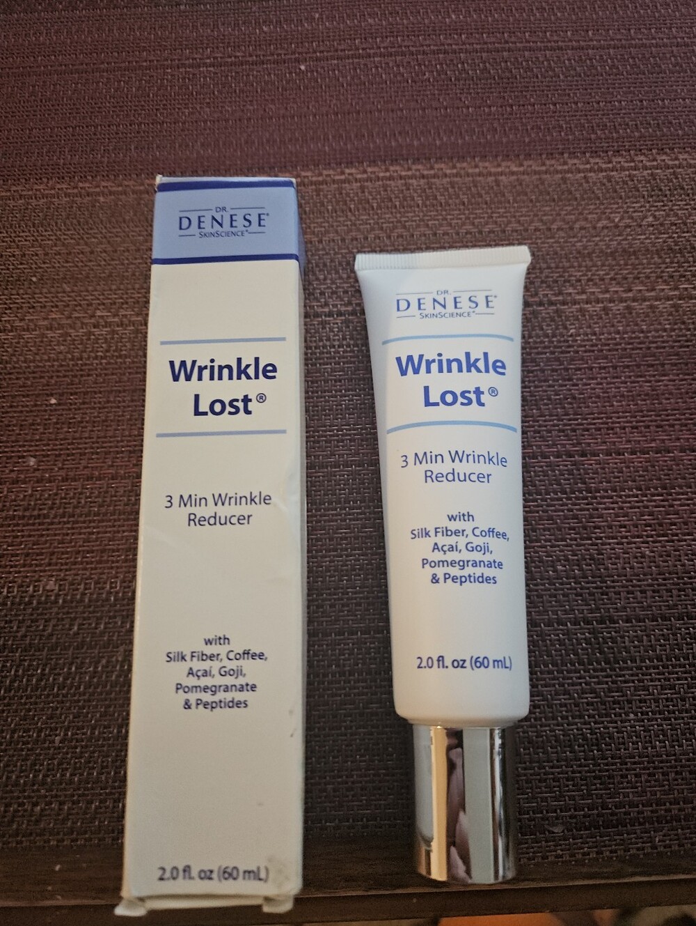 Large Denese Skincare Wrinkle Lost 3-Min Wrinkle Reducer - White 2oz Large